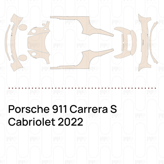 PPF prédécoupé Porsche 911 Carrera S Cabriolet 2022