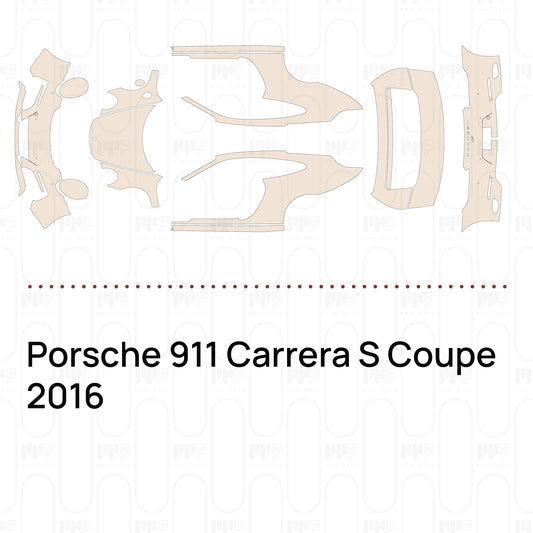 PPF prédécoupé Porsche 911 Carrera S Coupe 2016