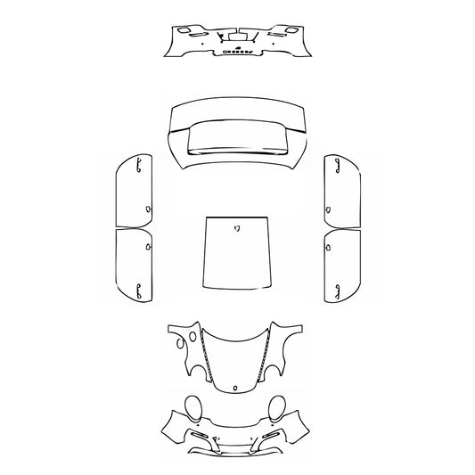 Pre-Cut PPF Porsche 911 Carrera S Coupe 2017 - PPF-Kits