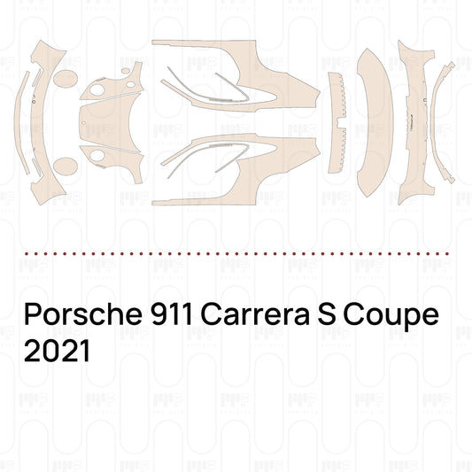 PPF prédécoupé Porsche 911 Carrera S Coupe 2021