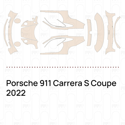 PPF prédécoupé Porsche 911 Carrera S Coupe 2022