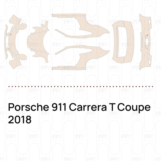 PPF prédécoupé Porsche 911 Carrera T Coupe 2018