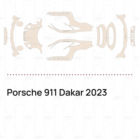 PPF prédécoupé Porsche 911 Dakar 2023