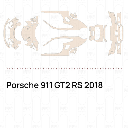 PPF prédécoupé Porsche 911 GT2 RS 2018
