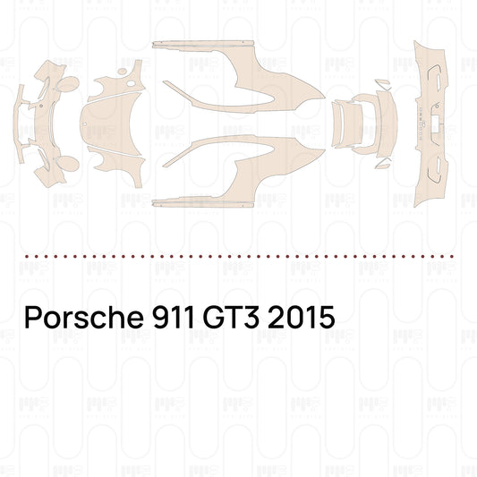 PPF prédécoupé Porsche 911 GT3 2015