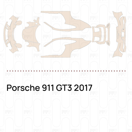 PPF prédécoupé Porsche 911 GT3 2017