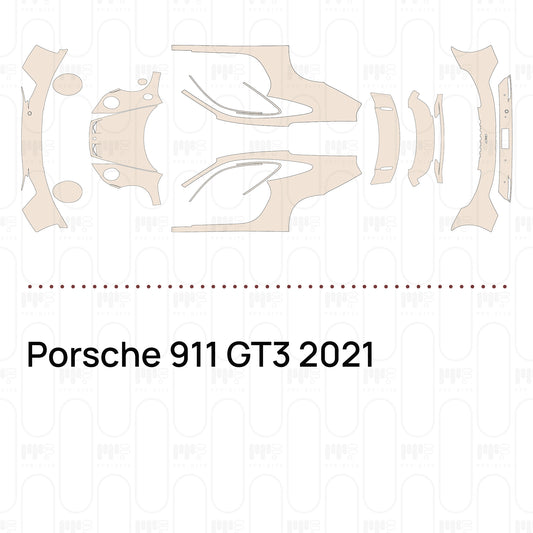 PPF prédécoupé Porsche 911 GT3 2021