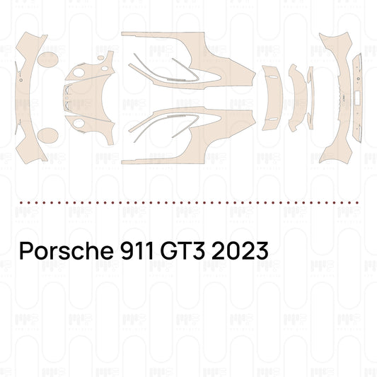 PPF prédécoupé Porsche 911 GT3 2023