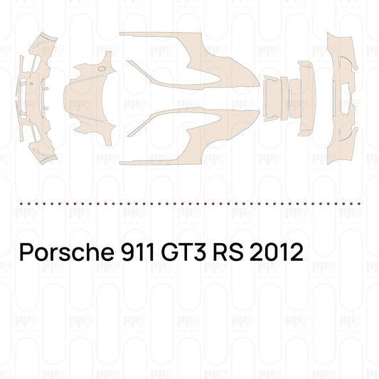 PPF prédécoupé Porsche 911 GT3 RS 2012