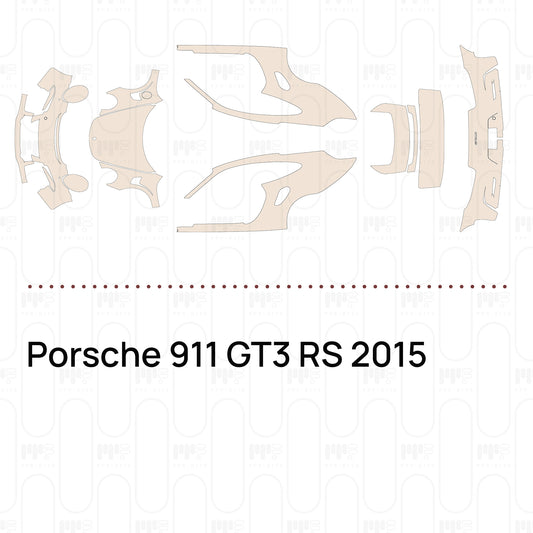 PPF prédécoupé Porsche 911 GT3 RS 2015