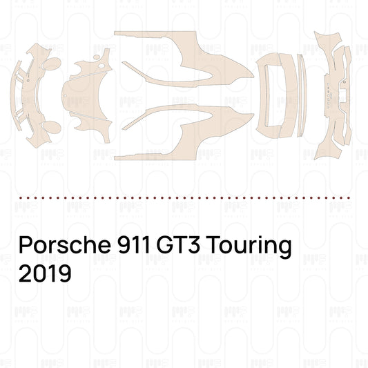 PPF prédécoupé Porsche 911 GT3 Touring 2019