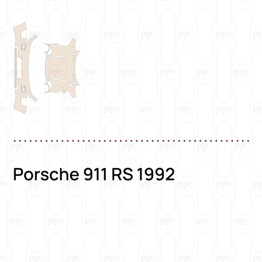 PPF prédécoupé Porsche 911 RS 1992