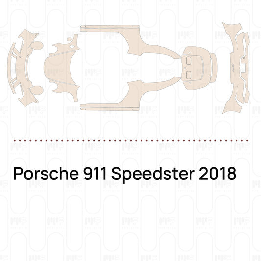 PPF prédécoupé Porsche 911 Speedster 2018