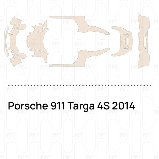 PPF prédécoupé Porsche 911 Targa 4S 2014