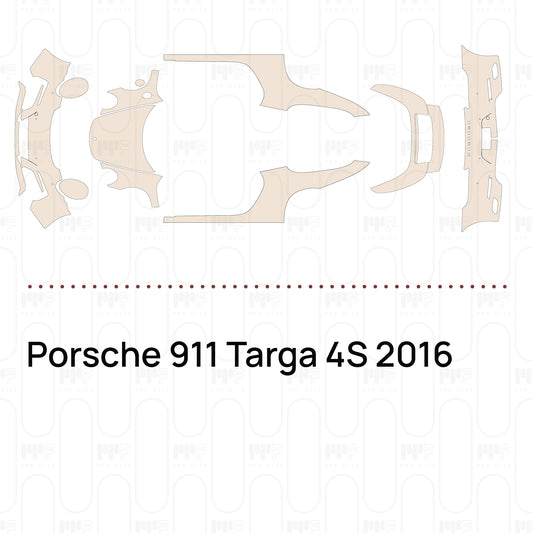 PPF prédécoupé Porsche 911 Targa 4S 2016