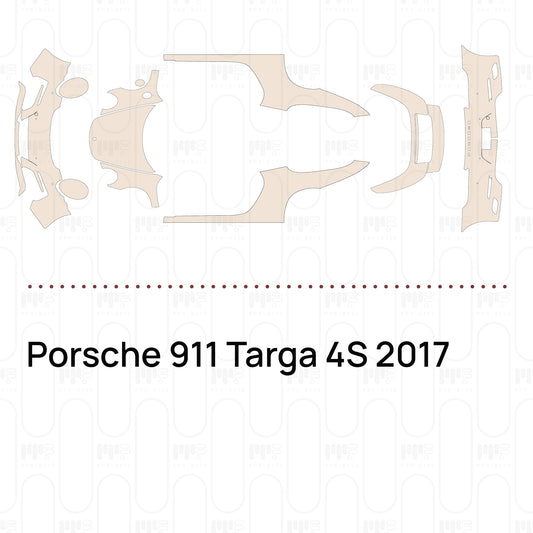 PPF prédécoupé Porsche 911 Targa 4S 2017