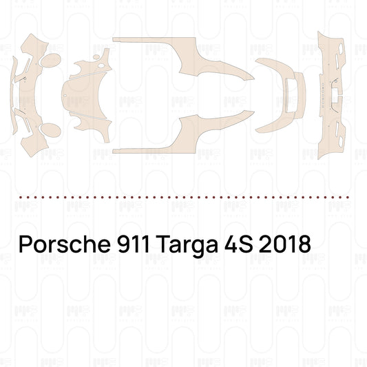 PPF prédécoupé Porsche 911 Targa 4S 2018