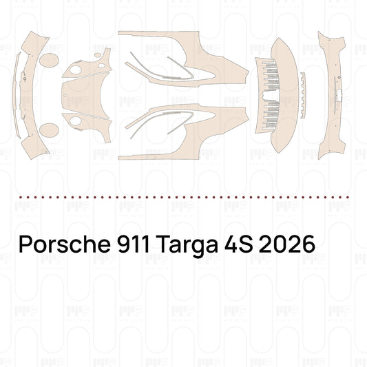 PPF prédécoupé Porsche 911 Targa 4S 2026