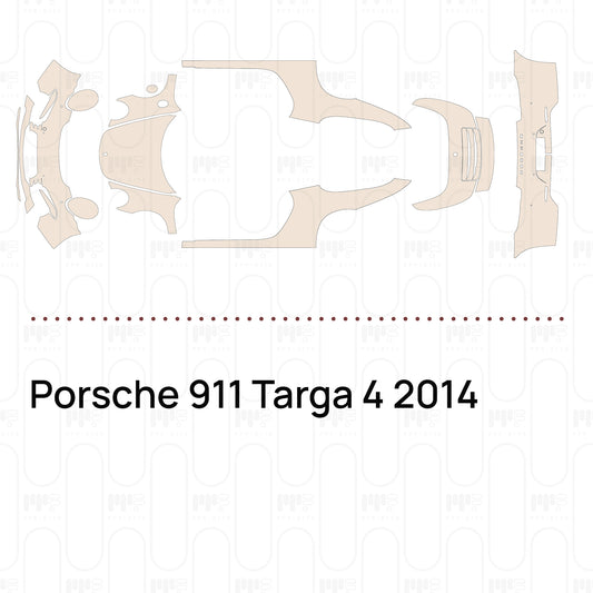 PPF prédécoupé Porsche 911 Targa 4 2014