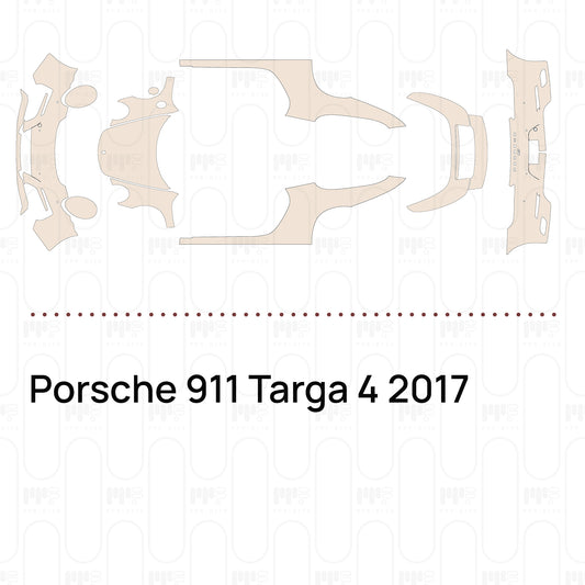PPF prédécoupé Porsche 911 Targa 4 2017
