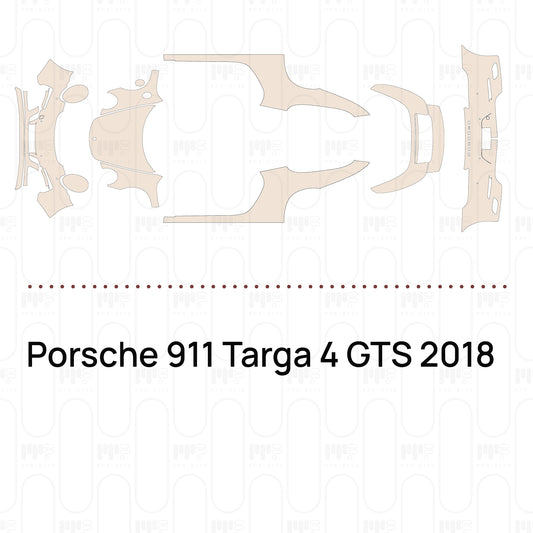PPF prédécoupé Porsche 911 Targa 4 GTS 2018