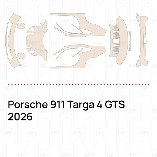 PPF prédécoupé Porsche 911 Targa 4 GTS 2026