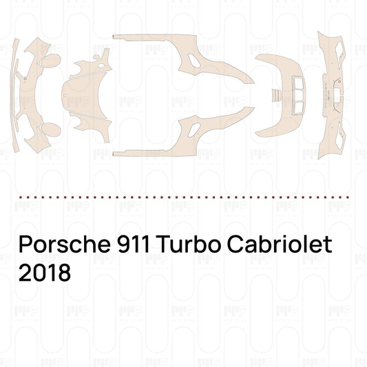 PPF prédécoupé Porsche 911 Turbo Cabriolet 2018