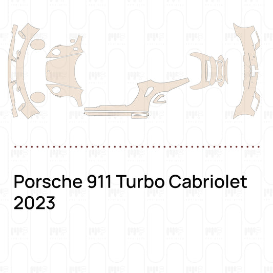 PPF prédécoupé Porsche 911 Turbo Cabriolet 2023