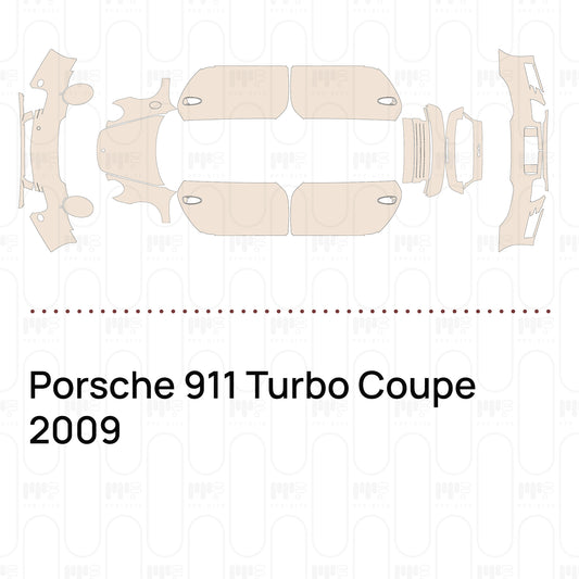 PPF prédécoupé Porsche 911 Turbo Coupe 2009