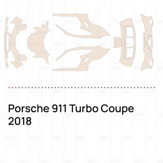 PPF prédécoupé Porsche 911 Turbo Coupe 2018