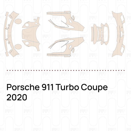 PPF prédécoupé Porsche 911 Turbo Coupe 2020