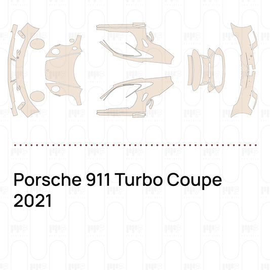 PPF prédécoupé Porsche 911 Turbo Coupe 2021