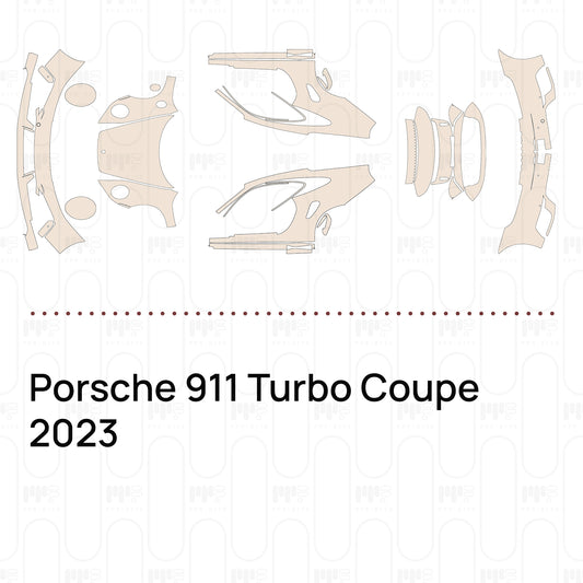 PPF prédécoupé Porsche 911 Turbo Coupe 2023