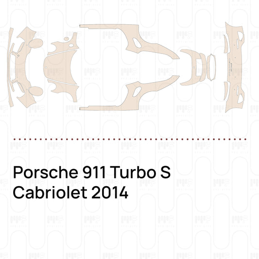 PPF prédécoupé Porsche 911 Turbo S Cabriolet 2014