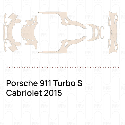 PPF prédécoupé Porsche 911 Turbo S Cabriolet 2015