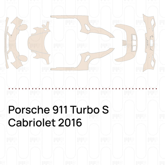PPF prédécoupé Porsche 911 Turbo S Cabriolet 2016