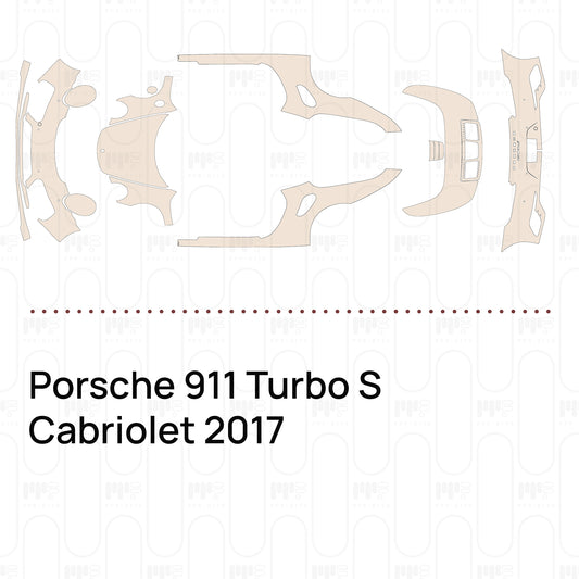 PPF prédécoupé Porsche 911 Turbo S Cabriolet 2017