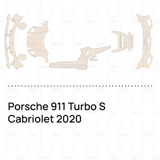 PPF prédécoupé Porsche 911 Turbo S Cabriolet 2020