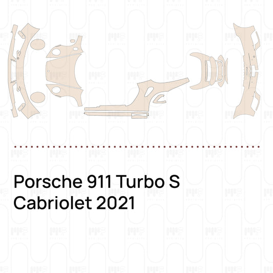 PPF prédécoupé Porsche 911 Turbo S Cabriolet 2021