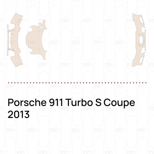 PPF prédécoupé Porsche 911 Turbo S Coupe 2013