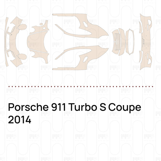 PPF prédécoupé Porsche 911 Turbo S Coupe 2014