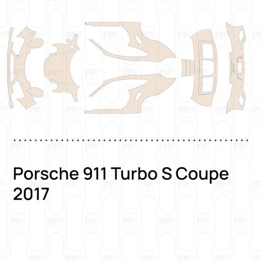 PPF prédécoupé Porsche 911 Turbo S Coupe 2017