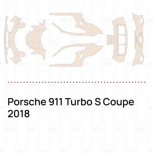 PPF prédécoupé Porsche 911 Turbo S Coupe 2018