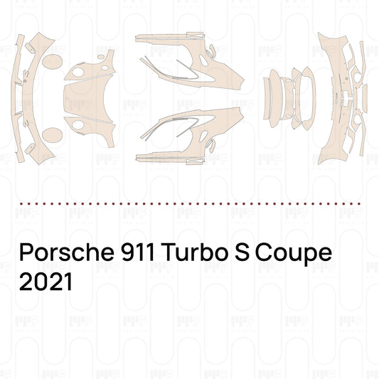 PPF prédécoupé Porsche 911 Turbo S Coupe 2021