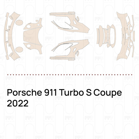 PPF prédécoupé Porsche 911 Turbo S Coupe 2022