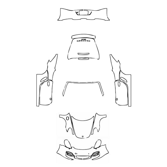 Pre-Cut PPF Porsche Boxter Boxter 2015 - PPF-Kits