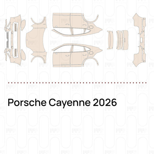 PPF prédécoupé Porsche Cayenne 2026