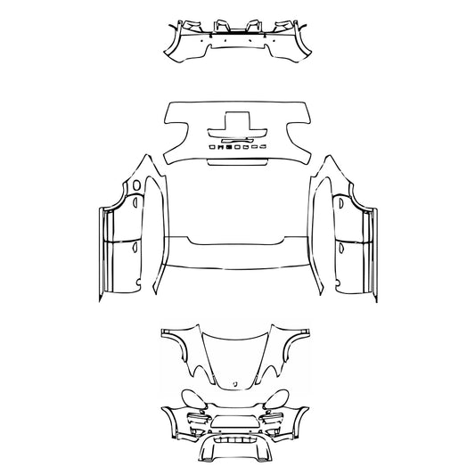 Pre-Cut PPF Porsche Cayenne Cayenne GTS 2014 - PPF-Kits
