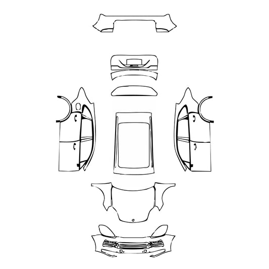 Pre-Cut PPF Porsche Cayenne Cayenne S 2018 - PPF-Kits