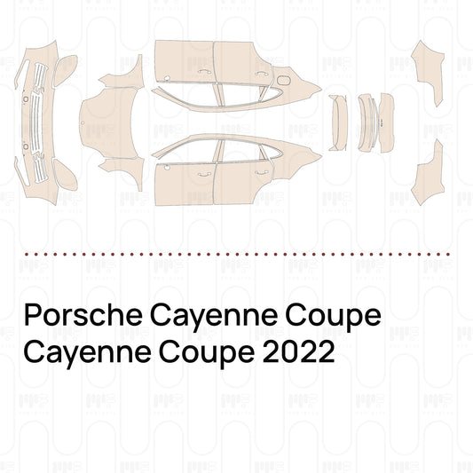 PPF prédécoupé Porsche Cayenne Coupe Cayenne Coupe 2022